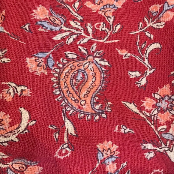 Abercrombie & Fitch Red Off-the-Shoulder Top - Picture 4 of 6